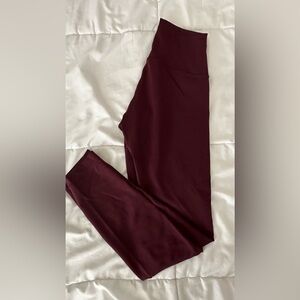 Maroon Lululemon leggings